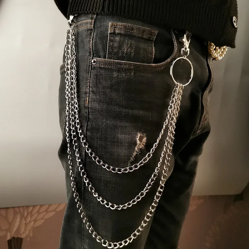 Metal Belt Chain HipHop Rock P - Body Jewelry Retainers ulasan dan harga
