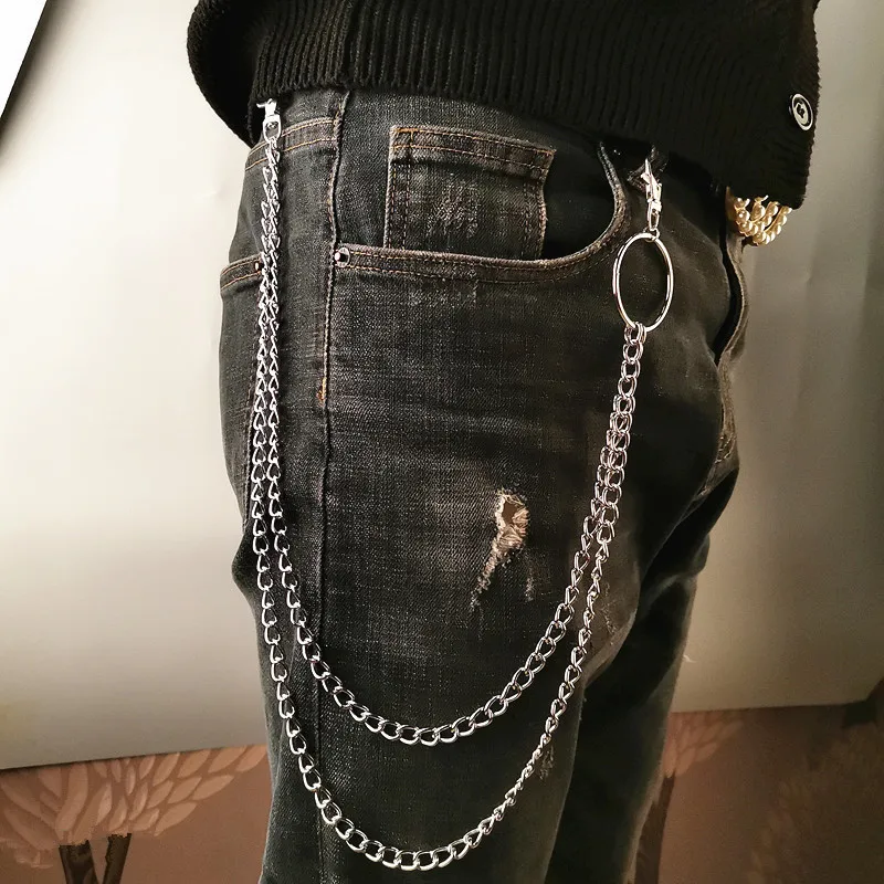 Metal Belt Chain HipHop Rock P - Body Jewelry Retainers ulasan dan harga