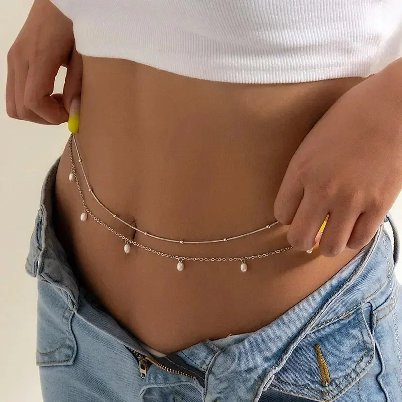 New Charm Sexy Double Layer Bu - Body Jewelry For You ulasan dan harga
