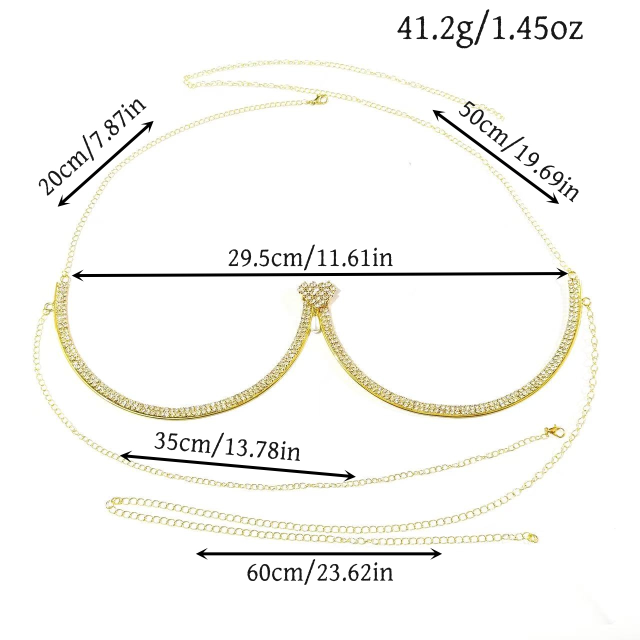 Women's chest support pearl pe - Body Jewelry Necklace ulasan dan harga