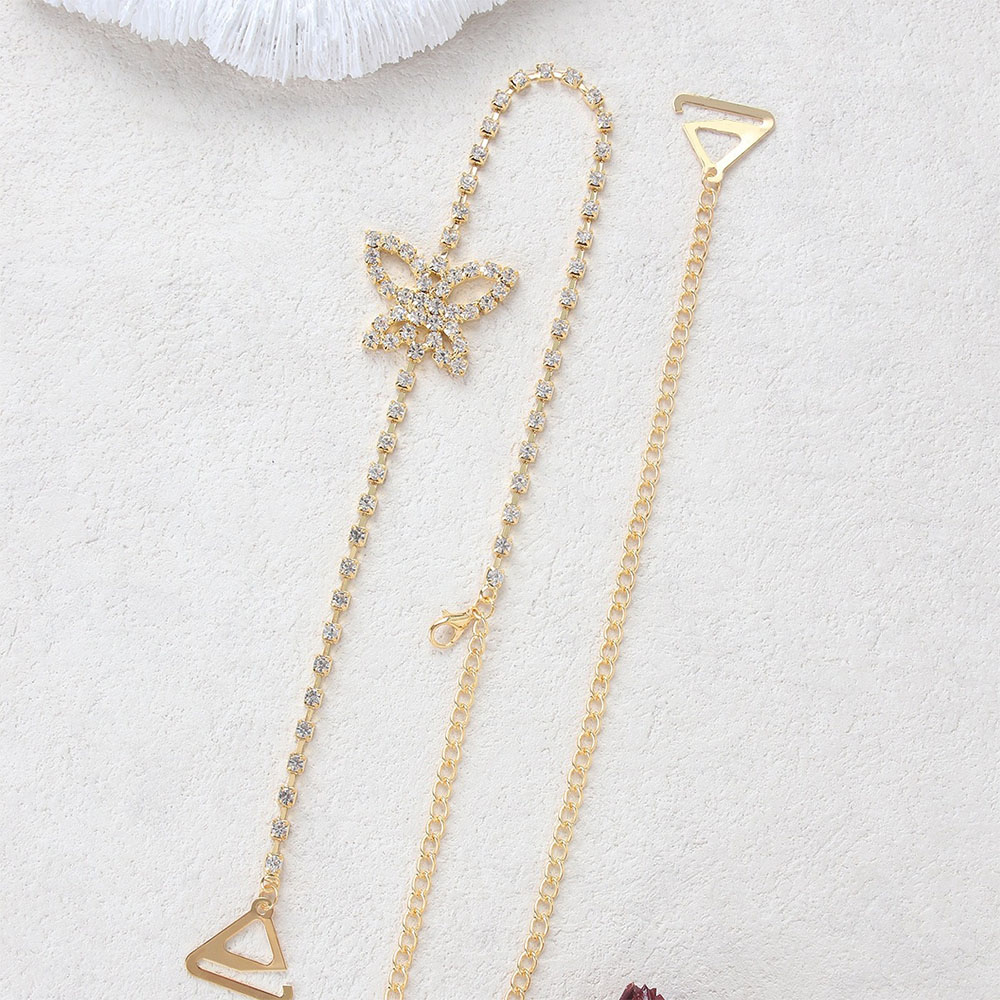 Elegant Silver Body Chain Butt - Body Jewelry Necklace ulasan dan harga