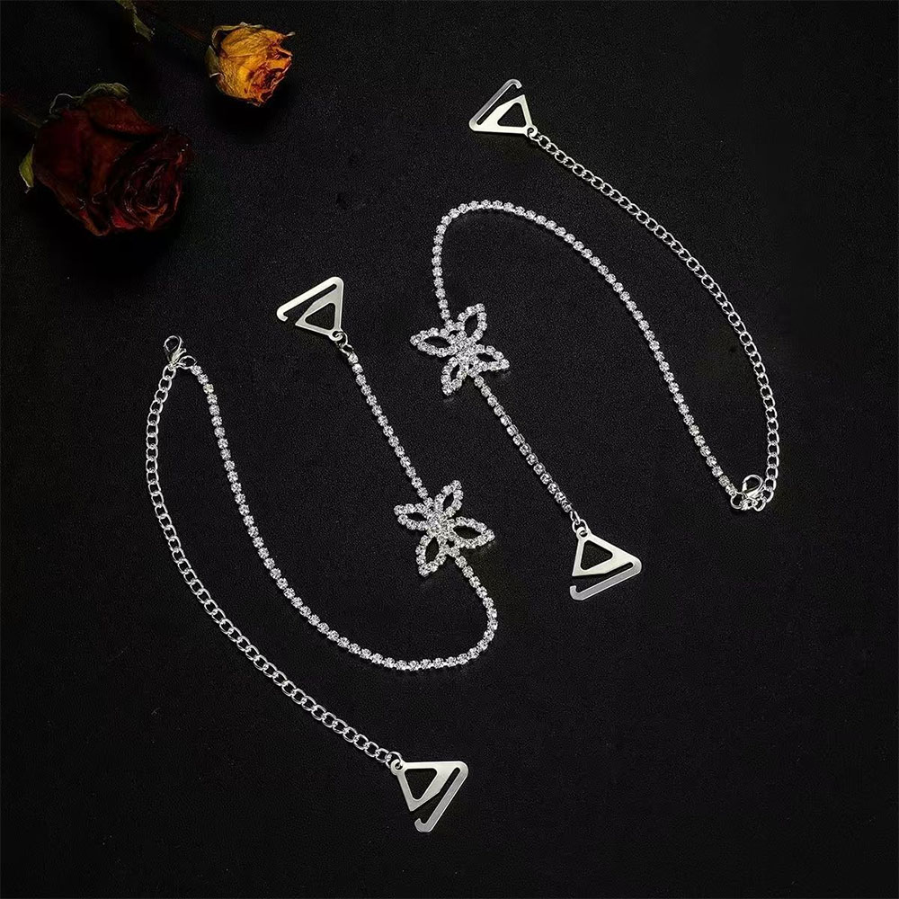Elegant Silver Body Chain Butt - Body Jewelry Necklace ulasan dan harga
